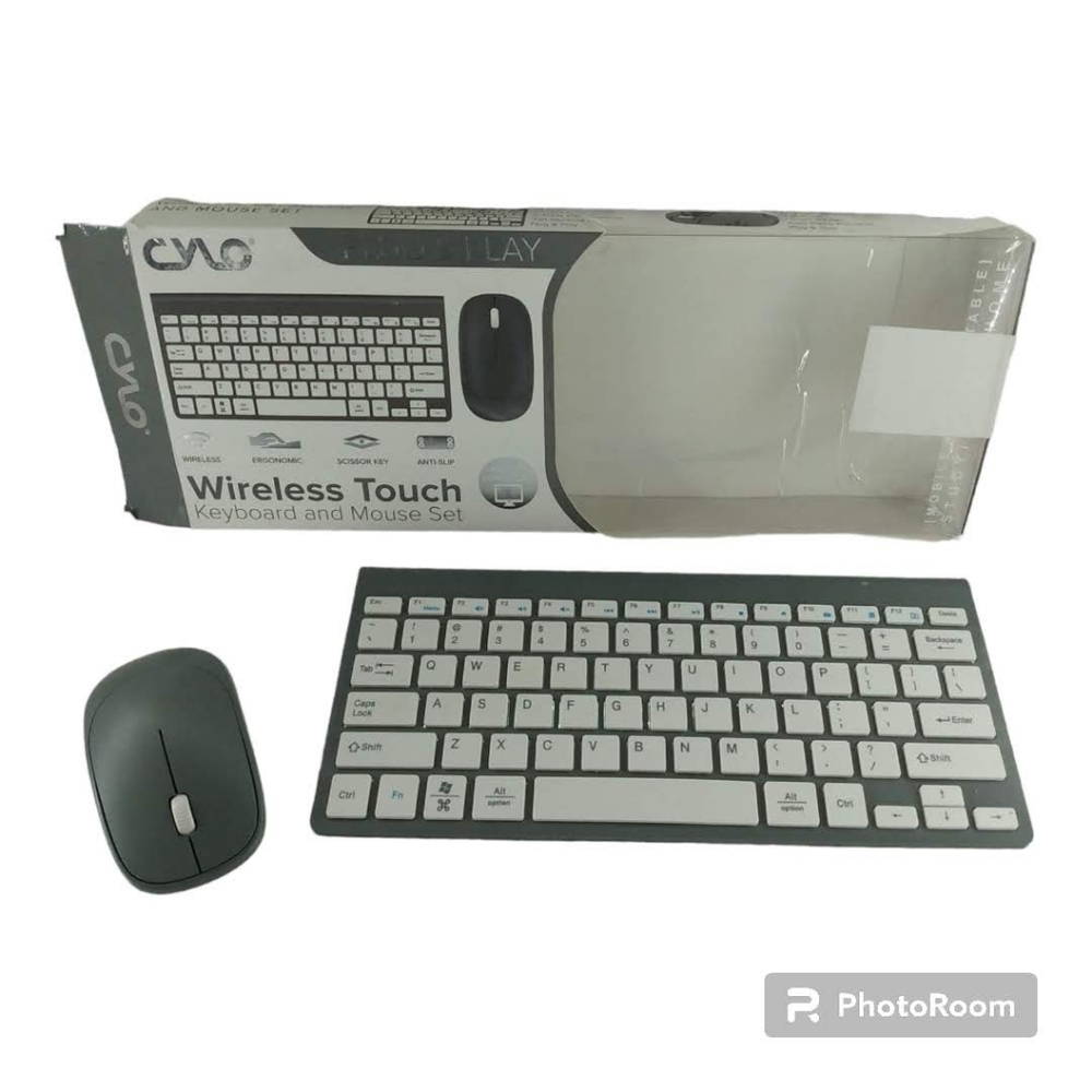 CYLO Plug and Play Wireless Mouse and Keyboard NOB